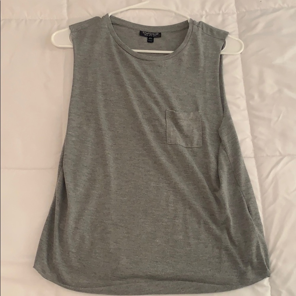 Gray tank top